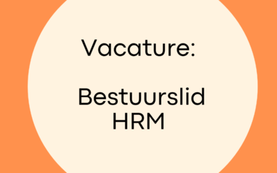Vacature Bestuurslid HRM